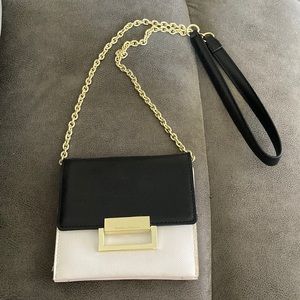 Ivanka trump black and white purse